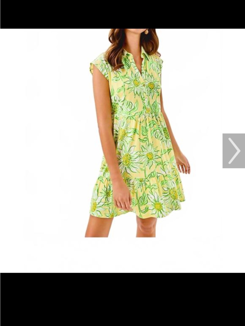 NWT Lilly Pulitzer Yellow Floral Sunflower Dress